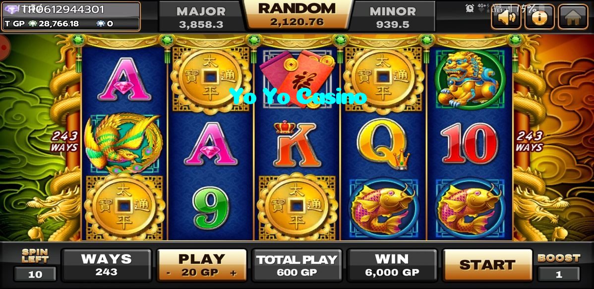 Yo Yo Casino casino presented on mobile device in Pakistan with slots and live games